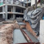 Boundary Retaining Wall Footing Concrete Work