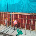 Westside Retaining Wall Shuttering Work