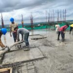 9th floor Slab Concrete work