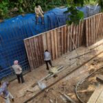 Boundary R-wall Shuttering Work